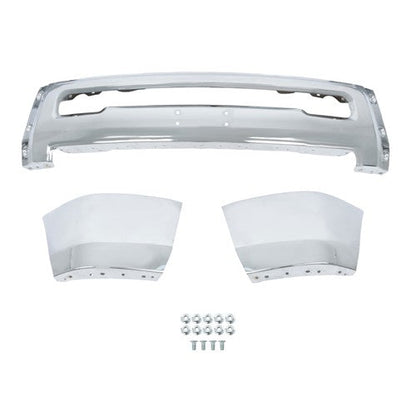 Split Steel Suitable For RAM 2500 3500 2010-2018 Replacement Front Bumper Chrome