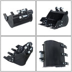 New Mini Excavator 400mm Tooth Bucket Digger Machine Attachment With Teeth
