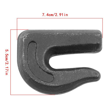 10 Pack 3/8" Weld On Grab Hook 6600lbs Heavy Duty G70 Forged Grab Chain Hooks