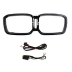 For BMW 2022-2024 X3 X4 G01 G02 Front Bumper Kidney DRL Grill Grille With LED