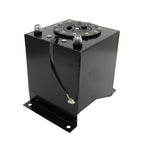 Drifting Fuel Cell Gas Tank+level Sender Black Coated Aluminum Racing 2.5 Gallon