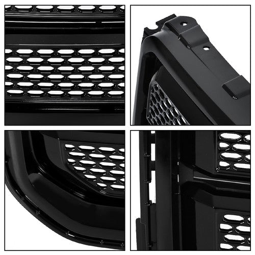 New Fit For GMC Acadia Denali 2013-2016 Bright 84055811 Black Center Mesh Grille