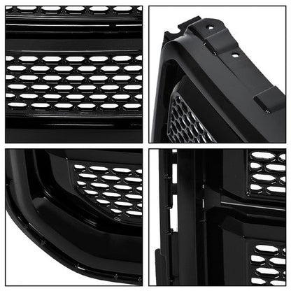 New Fit For GMC Acadia Denali 2013-2016 Bright 84055811 Black Center Mesh Grille