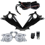 LH+RH Daytime Running Lights w/Wiring Switch For 19-21 Toyota Corolla Hatchback