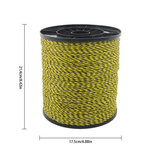 Fence Wire 1/8 inch 3280 Feet 1000m 6 Stainless Steel Strands Conductors