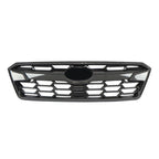 Fit For Subaru Crosstrek 2018-20 Front Bumper Grille Black Carbon Fiber Plastic