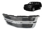 Chrome Fit For Chevy Tahoe/Suburban LTZ 2015-2020 GM1200704 Front Upper Grille
