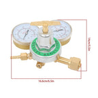 Brass Oxygen Regulator CGA540 Pressure Gauge Victor Type Solid Brass