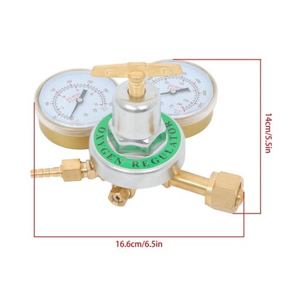 Brass Oxygen Regulator CGA540 Pressure Gauge Victor Type Solid Brass