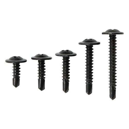 380Pcs Self Tapping Phillips Screws Kits #8 #10 Stainless Steel 410 With Box