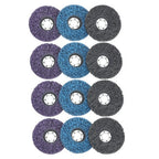 12 Pack: 4-1/2 x 7/8 Inch Diamond Grinding Discs Set 3 Colors for Angle Grinder