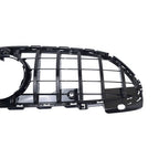 For Mercedes Benz C200 C300 2022-2024 W206 Gloss Black Front Bumper Grille Grill