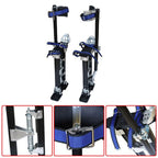 15" - 23" Adjustable Drywall Stilts Painters Walking Finishing Tools Black