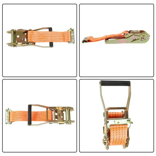 8 Set  E-Track Ratchet Straps 2" x15' 4400LB Tie Down USA