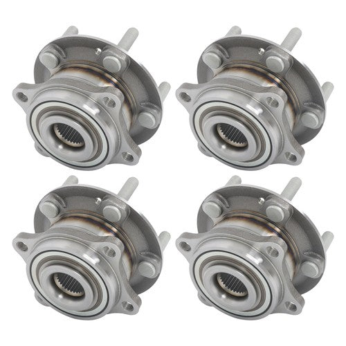 4pcs AWD For Hyundai Santa Fe 2007-14 Sorento 11-15 Front Rear Wheel Hub Bearing