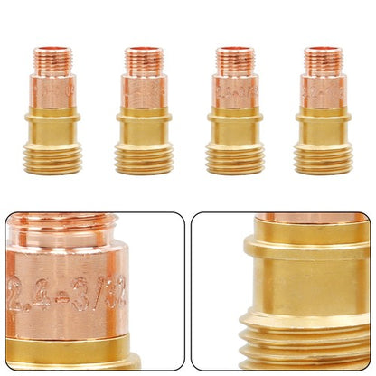 49Pcs #10 Pyrex Glass Kit TIG Torch Short Tube Gas Lens for WP-17/18/26