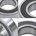 62/28-2RS Deep Groove Ball Bearings 4 Pcs 28mmx58mmx16mm Double Rubber Sealed