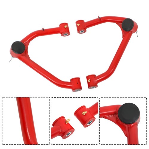 Fit For Chevrolet GMC 1500 2007-2018 Tubular Red 2-4' Lift Upper Control Arms