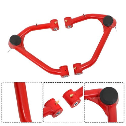 Fit For Chevrolet GMC 1500 2007-2018 Tubular Red 2-4' Lift Upper Control Arms
