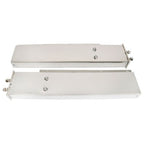 Stainless Steel 30" Mud Flap Hanger w/ Light Cutouts Spring Loaded 2 1/2 Pattern