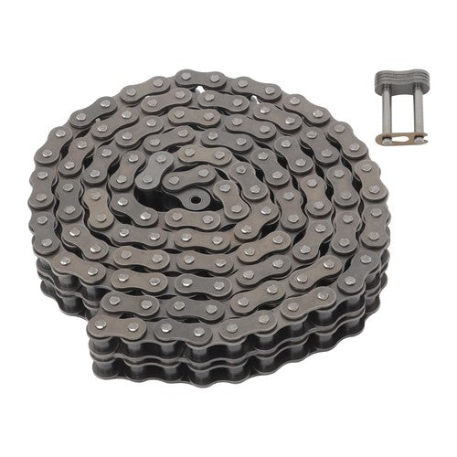#80-2 Duplex Double Strand Roller Chain x 10 feet + 2 Connecting Links