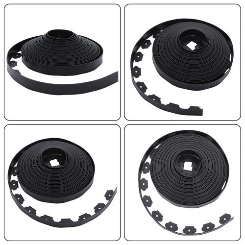 No-Dig Garden Edge Lawn Border L-shaped Landscape Edging Border Kit 90 FT
