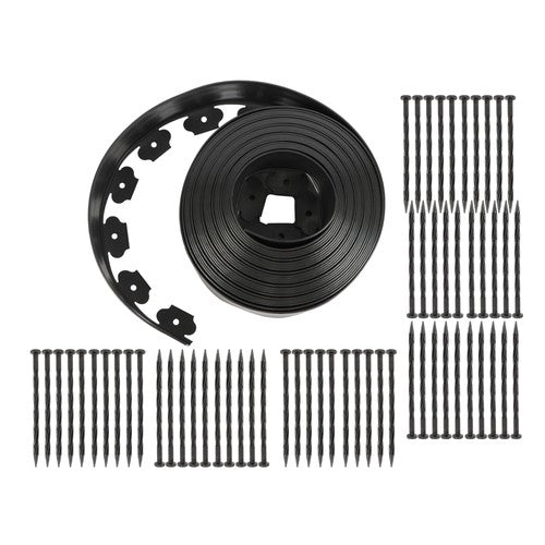 Flexible Garden Landscape Edging No Dig Lawn Edging Border With Anchoring Spikes