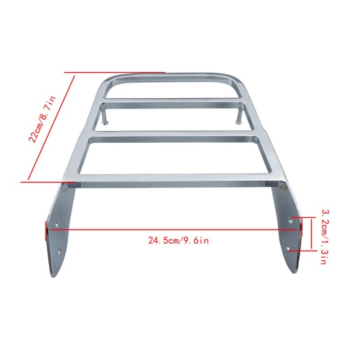 Motorcycle Sissy Bar Luggage Rack For Yamaha VStar 400 650 1100 Classic V-Star