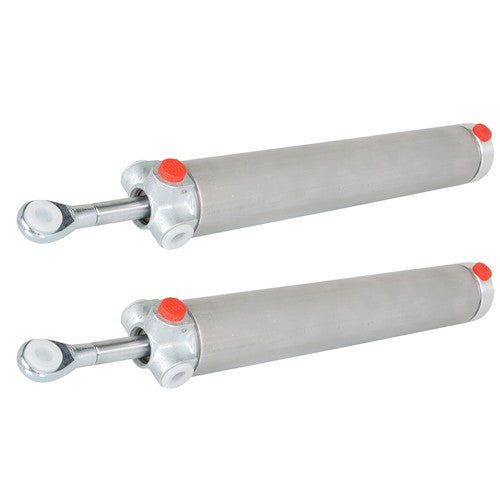 Silver 2x Convertible Top Hydraulic Cylinder fit for Chrysler Sebring 1996 -2006