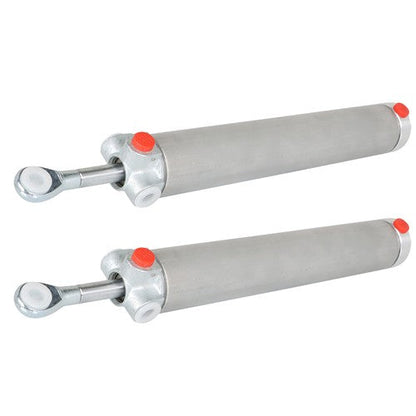 Silver 2x Convertible Top Hydraulic Cylinder fit for Chrysler Sebring 1996 -2006