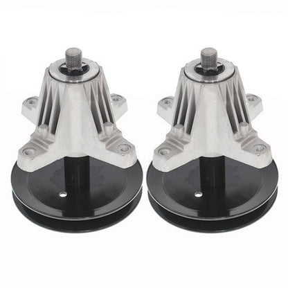 For Troy Bilt MTD 918-06991 618-06991 2Pcs Spindle Assembly W/Pulley Bolt