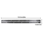Heavy Duty 6 Pack 5FT E Track Rails Carbon Steel Black Powder Coated Universal