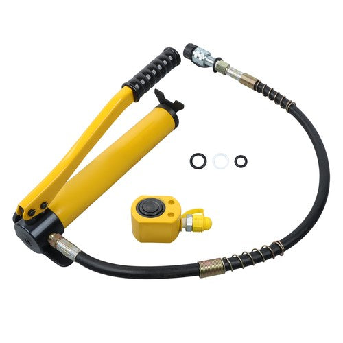 10T Mini Hydraulic Cylinder Jack Porta Power Ram CP-180 Manual Hydraulic