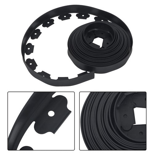 No-Dig Garden Edge Lawn Border L-shaped Landscape Edging Border Kit 40 FT