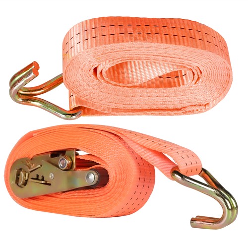 4000 lbs Ratchet Straps With J Hook 1.5in x 20 ft Heavy Duty Tie Downs 4 Pack