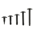 380Pcs Self Tapping Phillips Screws Kits #8 #10 Stainless Steel 410 With Box