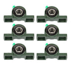 6�� UCP204-12 Pillow Block Mounted Ball Bearing 3/4" Bore Cast Iron Base