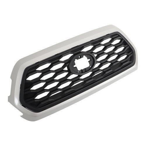 Plastic Silver Bezel Fit For Toyota Tacoma 2016-2021 Front Upper Grille Assembly