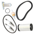 Golf Cart Tune Up Kit w/ Oil Filter Drive/Starter Belt For EZGO TXT/ST 350 1996+