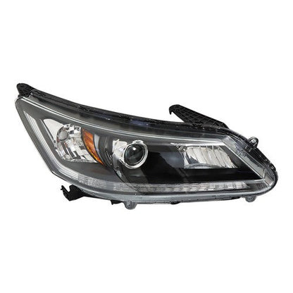 1PCS Passenger Headlight Assembly Fit For Honda Accord 2013-2015 Clear Halogen
