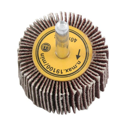 5 Pack 1-1/2" x 1" x 1/4" Aluminum Oxide Shank Mounted Flap Wheels 120 Grit