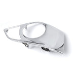 Pair Chrome Front Bumper Fog Light Cover Bezels For 2013 2014 2015 Toyota Avalon