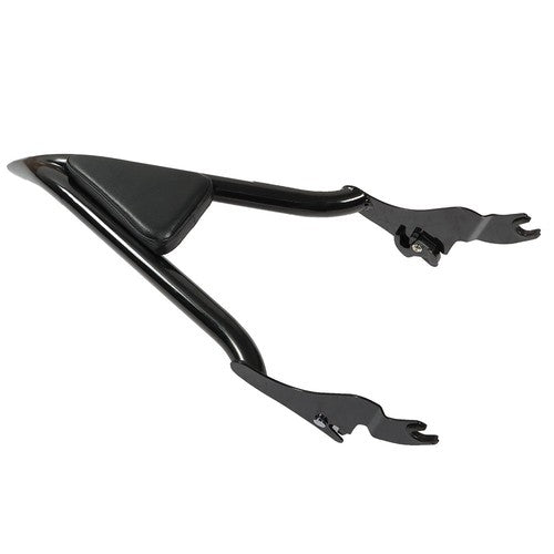 16" Backrest Sissy Bar For CVO Touring Road King Glide Street Glide Black 09-21