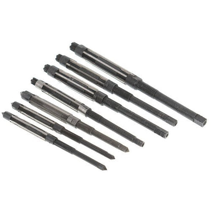 7Pcs/Set Adjustable Hand Reamers, HV to H3,1/4" to 15/32" High Speed Steel