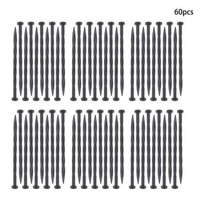 Edging Nails Garden Anchoring Spikes 8 Inch 60 Pcs Plastic Spiral Landscape