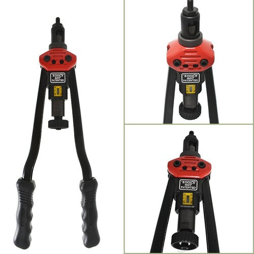 16" Rivet Gun Kit Rivnut Setting Tools Nut Setter Tool Hand Blind Riveter Gun