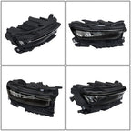 Headlight Replacement For Jeep Grand Cherokee 2021-2022 RH w/o Animation Black