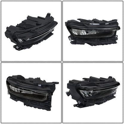 Headlight Replacement For Jeep Grand Cherokee 2021-2022 RH w/o Animation Black