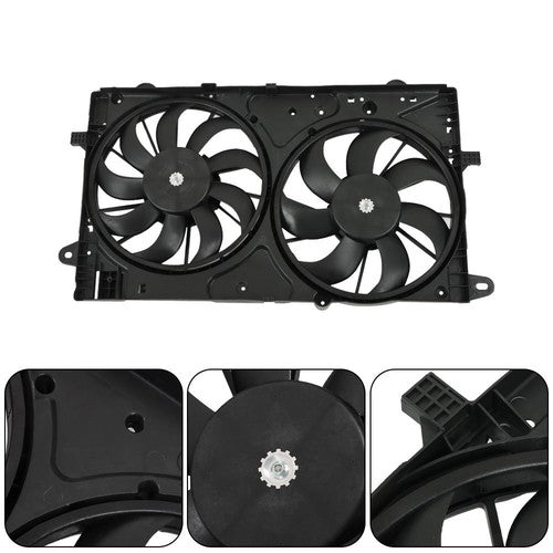 20979495 For 2013-2015 Chevy Malibu 2.0L 2.5L L4 Radiator Cooling Fan Assembly