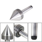 MT2 Rotary Live Center Shaft Morse Taper Heavy Duty Bearing Lathe Turning New